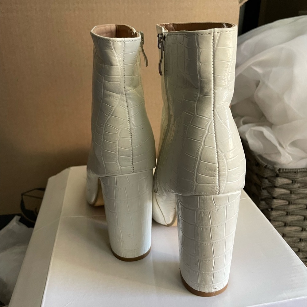 White Booties - Picture 3 of 4